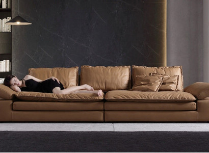 Sofas 4 seater textile big XXL living room leather new sofa couch furniture
